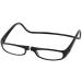 CliC Euro Single Vision Half Frame Designer Reading Glasses Black +1.50
