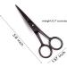 Small Travel Facial Hair Scissors for Eyebrows, Nose, Moustache, Beard - Precision Hair Cutting Tool - Buy Online on GoSupps.com