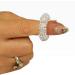 Chi Enterprise Premium Massage Ring | Anti-Stress Acupressure Ring for Anxiety | Silver Large | International Shipping - Buy Online on GoSupps.com