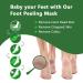 Tea Tree Foot Peel Mask for Baby Soft Skin - Exfoliating & Removes Dead Skin, Calluses - 3 Pack - Buy Online on GoSupps.com