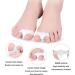 Hallux Valgus Bunion Corrector | Toe Separators for Men and Women | High Elasticity Soft Support - Buy Online on GoSupps.com