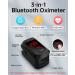 HOLFENRY Fingertip Pulse Oximeter with Bluetooth & App - SpO2 Monitor for Oxygen Saturation & Heart Rate - Black - Buy Online on GoSupps.com