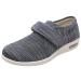 ACE SHOCK Men s Diabetic Shoes Wide Width Lightweight Elderly Walking Shoes with Adjustable Closure Air Cushion Sneakers for Plantar Fasciitis Bunions Swollen Feet Medium Grey 9 Wide