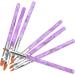 Jinlaili 7PCS Nail Art Brush Set - Purple Nail Tips Builder Brush Set for UV Gel & Acrylic Nails - Nail Design Painting Kit for Home Salon - Buy Online on GoSupps.com