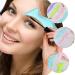 Luxshiny Silicone Beauty Ruler Travel Makeup Bag Makeup Applicator Template Silicone Eyebrow Stencil Smoky Blue - Buy Online on GoSupps.com