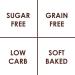 Too Good Gourmet Keto Chocolate Chip Cookies - Soft-Baked, Sugar & Grain-Free, Low Carb Snacks - 2g Net Carbs - 5oz Box (Pack of 3) - Buy Online on GoSupps.com