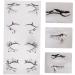 HAPINARY 8 Pairs Halloween Eyeliner Stickers Tool Stickers Face Stickers Eye Makeup Sticker Pvc Black - Buy Online on GoSupps.com