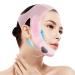 V Line Face Lift Tape Silicone Chin Strap Reusable Soft Lifting Strap for Women and Men 23-27in