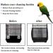 SYOOY Birdcage Seed Catcher - 3 Piece Set for Parrot, Parakeet, Macaw - Adjustable, Durable, Breathable Nylon Mesh Net Skirt Guard - Washable Material - Fits African Round & Square Cages - Buy Online on GoSupps.com