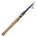 EOW XPEDITE PRO Portable Telescopic Casting and Spinning Fishing Rods, Length 6'&7', 24T Carbon Blanks & Solid Carbon Tip, Cork Handle, Travel Rod, Light Weight and Short Collapsible Rods Spinning 6' /Power M /Action Fast