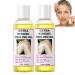 Extra Strong Yellow Peeling Oil Extra Strong Peeling Oil for Dark Skin Yellow Peeling Oil Extra Strong Peeling Oil Extra Strength Exfoliating Peeling Solution for Body Dead Skin Remover (2PC)