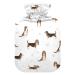 Dog Basset Hound Hot Water Bottle with Cover Hot Water Bottles for Pain Relief Hot Water Bag Heating Bag for Headaches 2L 2 l
