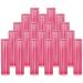 Mini Skater 20Pcs 3/16 Oz (5.5ml) Translucent Lipstick Cosmetic Empty Lip Gloss Lipstick Balm Tube With Caps Container Bottle For Lady Women Makeup Tool (Dark Pink)