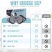 Astra Vena Memory Foam 3D Contoured Sleep Mask - Grey, Blockout Light, Soft Weighted Eye Cover for Men and Women - Buy Online on GoSupps.com