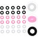 Shop Healeeved 60 STK Anti-Slip Silicone Covers for Glasses - Prevent Bruises & Breaks | Durable Brillenb cker & Brillenb gel for Hinge Protection - 2 Pieces 1.5x1.5x0.4cm - Buy Online on GoSupps.com