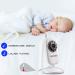 Video Baby Monitor with Camera and Audio - 3.2Inch LCD, Night Vision, Two-Way Audio, Room Temperature Monitoring, Lullaby, White - HB32 - Buy Online on GoSupps.com