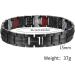 MagEnergy Pure Titanium Bracelet for Men - 4 Elements, 591pcs Minerals - Magnetic Bracelet for Anniversary, Christmas, Valentine's Day - Black - Buy Online on GoSupps.com