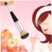 Multifuktion Double head Makeup Brush Professional Wood Handle Powder Brush Smooth Brush for Blush Eye Face Powder Cosmetics Black and Sliver Brush - Buy Online on GoSupps.com