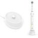 Homm Labs - Clean Cover for Oral-B Toothbrush Charger Base - New Version 2023 - Quickly Rinse Away Gunk - Colorful Identifiers for Families (White)