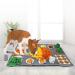TEEWAL Snuffle Mat Dog Snuffle Mat Cat, Pet Snuffle Mat for Dogs,Interactive Feed Game for Boredom, Encourages Natural Foraging Skills for Cat Dog, Dog Cat Treat Dispenser Stress Relief Indoor Outdoor
