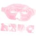 Ice Half Eye Hot and Cold Compress Warming Eye Patch Ice Eye Eyestrain Eye Shades Beads Sleep Heat Eye Patch Travel Pvc Cool pink 25X13X1CM - Buy Online on GoSupps.com
