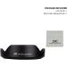 Reversible Lens Hood for Canon EF-M 11-22mm F4-5.6 is STM Lens | Compatible with EOS M6 Mark II, M200, M100, M50 | Replacement for Canon EW-60E - Buy Online on GoSupps.com
