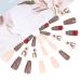 Brishow Coffin Christmas Artificial Nails - 24pcs Press On Long False Nails for Women & Girls - Buy Online on GoSupps.com