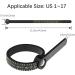 Ring Sizer Tool | Reusable Finger Size Gauge for Jewelry | 1-17 USA Rings Size | Black Sizer - Buy Online on GoSupps.com