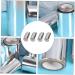 BESTYASH 4rouleaux Coloration Pour Cheveux De M ches Argent es Outil De Permanente Outil De Coiffure Aluminium Pour Ongles - Buy Online on GoSupps.com