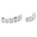 Authentic Silver Hip Hop Teeth - Perfect for Halloween Concerts & Fashion Shows - Buy Online on GoSupps.com