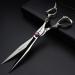 7 inch Purple gem Double Dragon Shape Scissors Japan 440C Cutting Scissors(7-inch Platte Schaar-CC) - Buy Online on GoSupps.com