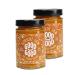 GOOD GOOD Sweet Apricot Jam - Keto Friendly - Low Calorie and No Added Sugars - Vegan - Gluten Free - Preserves - 330g x 2