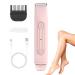 Rasoir Bikini Pour Femmes Tondeuse lectrique Pour Zones Intimes Appareil tanche Portable pour Soins Personnels et Routine Beaut Rose