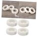 Beaupretty 4 Rolls lash extensions supplies white tape transparent tape eyelash tape sensitive skin Eyelash Tapes micropore eyelash tape extension adhesive tape Fake eyelashes tool 4 Rolls White