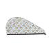 Cute Animals Face Microfiber Hair Towel Soft Super Absorbent Hair Towel Wrap for Women Coral Velvet Quick Dry Hair Cap for Long Curly and Thick Hair