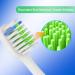 Replacement Toothbrush Heads for Aquasonic Duo Electric Toothbrush - 4 White & 4 Black | International Shipping Available - Buy Online on GoSupps.com