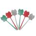 KKRAUS 6 Pack Fly Swatter Manual for Indoor Outdoor Heavy Duty Plastic Fly Swat Set Strong Flexible with Long Strong Handle Fly Swatters Rustic Flyswatter