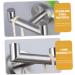 Alipis Coat Hook Black Hanger Outfit Hangers Bath Towel Hanger Bathroom Robe Towel Holder Hang Towel Heavy 9.8x5.8cm Silver - Buy Online on GoSupps.com