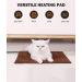 BurgeonNest Pet Heating Pad for Dogs Cats 18 x 16 Inch - Adjustable Temperature Electric Heated Pet Bed Warmer Blanket with Timer and Auto Power-Off in Khaki - Buy Online on GoSupps.com