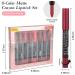 8Pcs Designer Matte Lipstick & Lip Liner Set - Nude Pink Beige to Chestnut Mauve & Ruby Red Shades - Long-Lasting 24hr Wear - Women's Lip Stick Collection (Pack of 1) - Buy Online on GoSupps.com