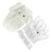 SAFIGLE Ensemble de Moufles Hydratants la Paraffine 2 Pi ces Paquet Hydratants pour Mains et Pieds Accessoire de Spa pour Hydratation en pour Peau S che