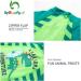 UPF 50+ Dinosaur Baby Boy Swimwear Set | Toddler One Piece Zip Swimsuit with Sun Hat 2-3 Years - UPandFast - Buy Online on GoSupps.com