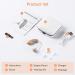 Rechargeable Hearing Amplifier for Seniors - Noise Cancelling, Digital Ear Assist Device with Volume Control - Brown - Buy Online on GoSupps.com