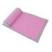 Verdant Touch Massage Mat Acupuncture Massage Yoga Mat 68 x 42 cm Light Grey Pink Buckle Acupressure Pad for Yoga and Massage