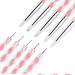 15pcs Nail Art Brushes Set with Dotting Pens & Resin Palette - White | Nail Art Design Tools and Accessories - Buy Online on GoSupps.com