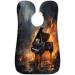 Music Piano Flame Beard Bib Apron - Best Beard Hair Catcher for Men | Perfect Father's Day & Christmas Gifts for Dad & Husband - Buy Online on GoSupps.com