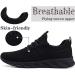 Damyuan Men's Lightweight Athletic Running Walking Gym Shoes - Size 11 Black - Buy Online on GoSupps.com