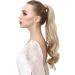 Ponytail Extension Natural Wavy Ponytail Hair Extension for Women Synthetic Long Heat Resistant Wrap Around Clip-in Ponytails Hairpieces Ponytail Hair Extension(Black brown) 20inches Black brown - Buy Online on GoSupps.com