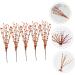 5pcs Artificial Berry Branch Christmas Ornaments Christmas Decoration Christmas Garland Berry Artificial Tree Picks Holly Berry Sprigs Plants Decor Plastic Small Fruit Halloween Orange 30x5cm - Buy Online on GoSupps.com