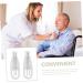 Button Hook Helper 2pcs Clothes Wearing Button Hook Dressing Assistance Tool Button Pulling Wearing Tool Fixed Button Hook 15.5X3X1.5CM White - Buy Online on GoSupps.com
